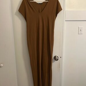 Zara Brown Maxi Dress